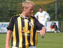 Brønshøjs Kristian Meisler i kampen mod Glostrup 4. august 2007 (foto: T. Brygger)